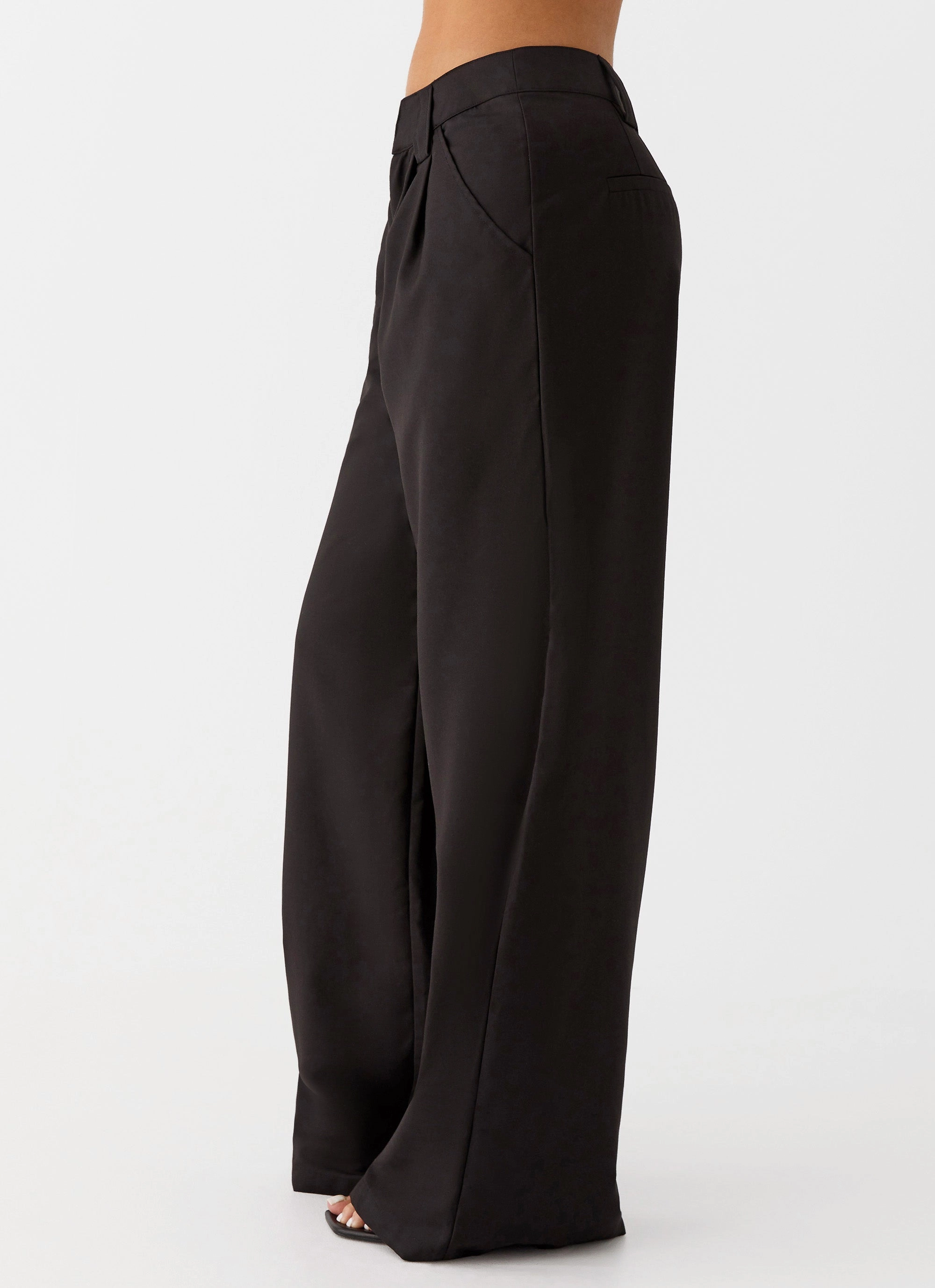 Siena Style Tailored Pants - Black Odor Control Treatment Anti Cling Finish