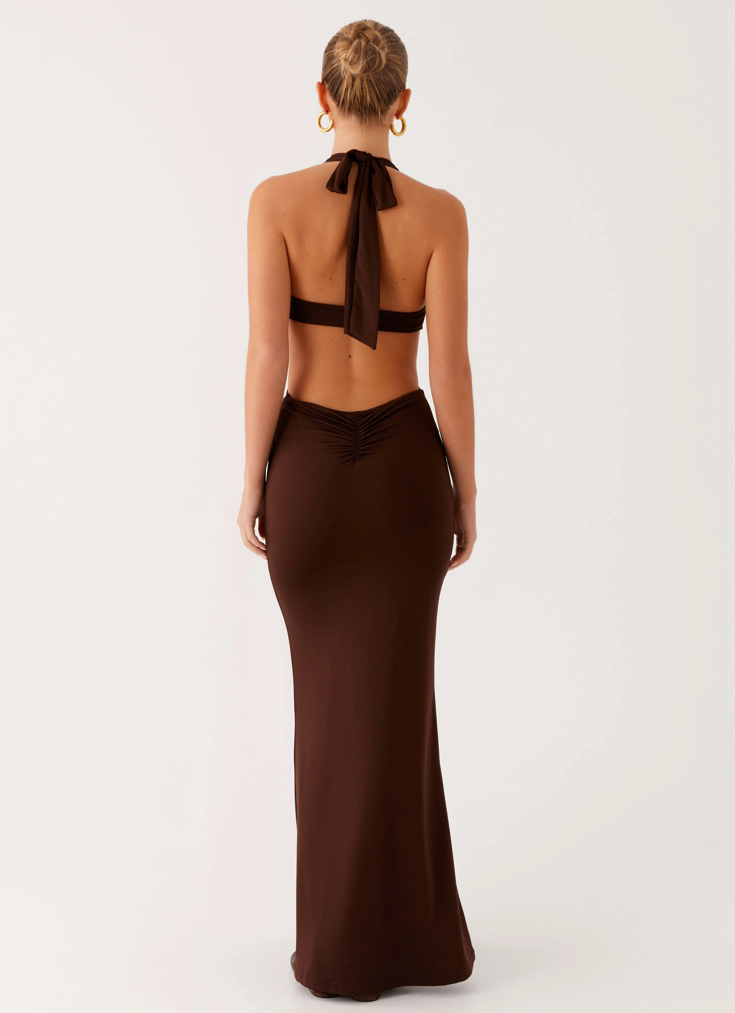Easy Comfort Chill Ready Shawnie Maxi Dress - Chocolate