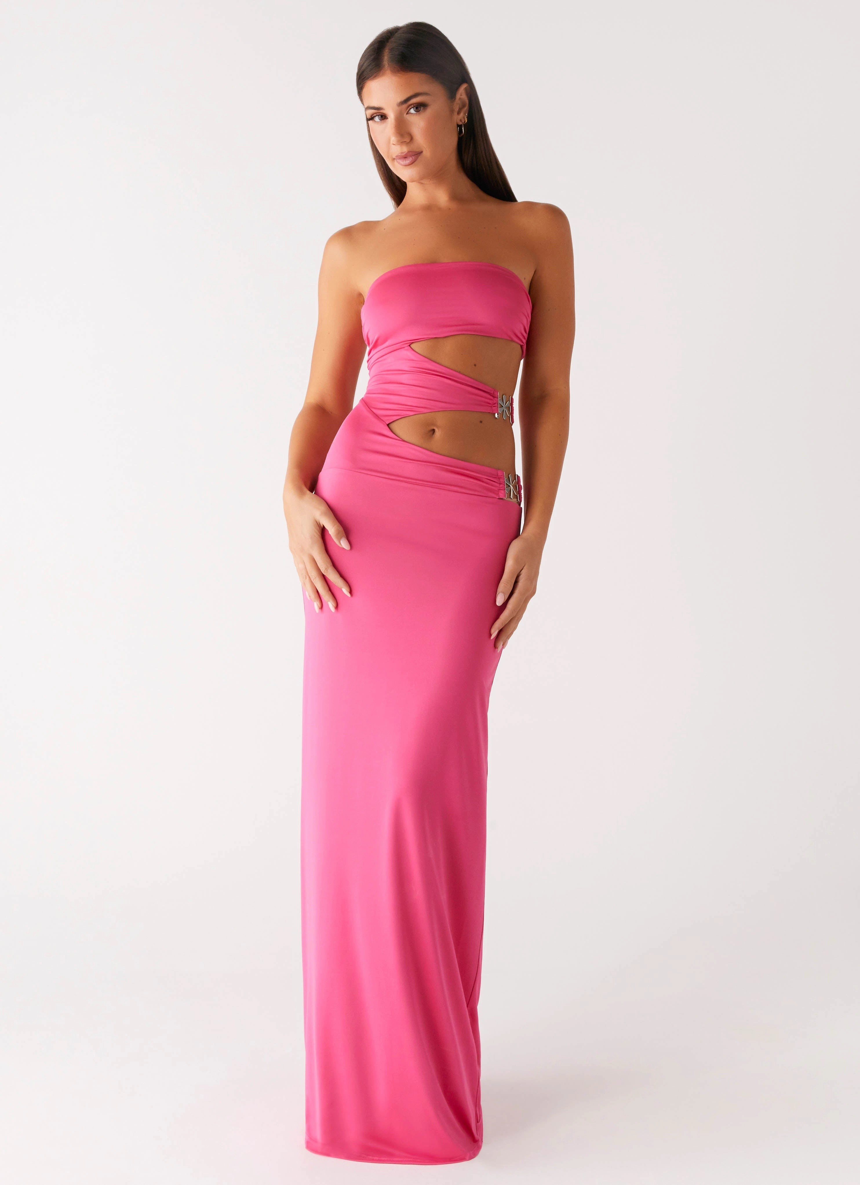 Montego Maxi Dress - Pink Fall Inspired
