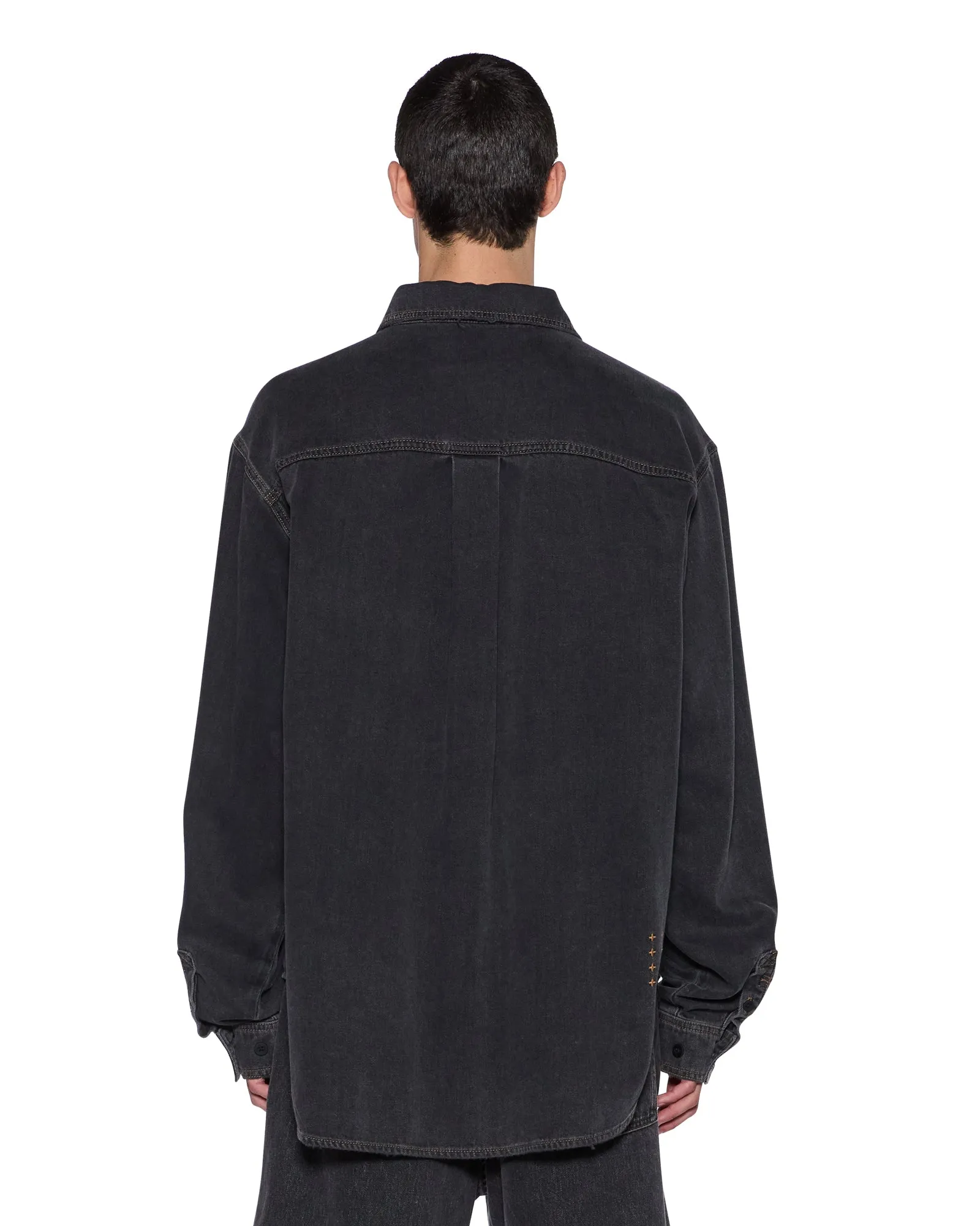 Stylish Shorts VULTURE DENIM LS SHIRT BAXTER BLACK