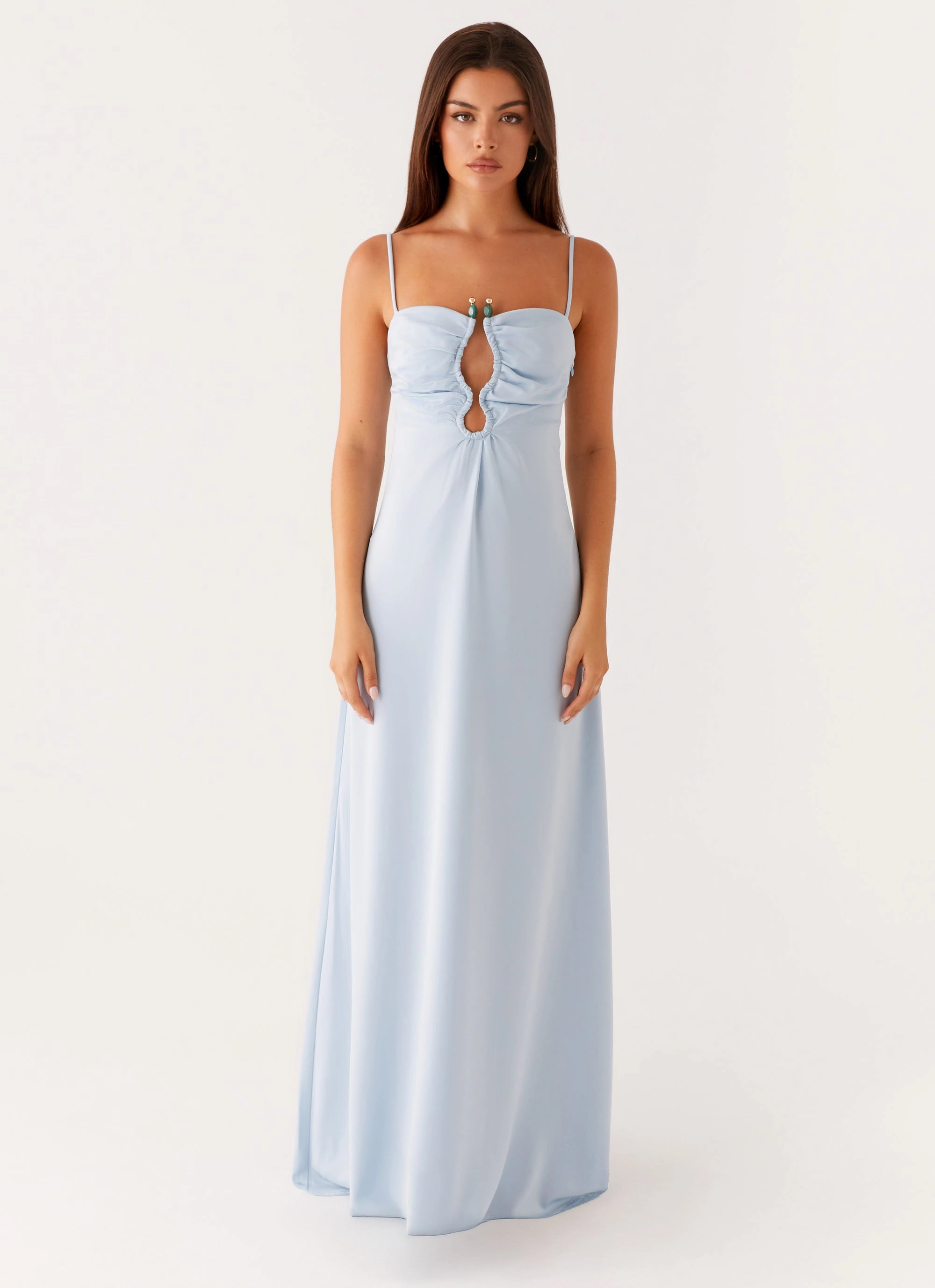Glam Touch Mood Focused Zelda Maxi Dress - Blue
