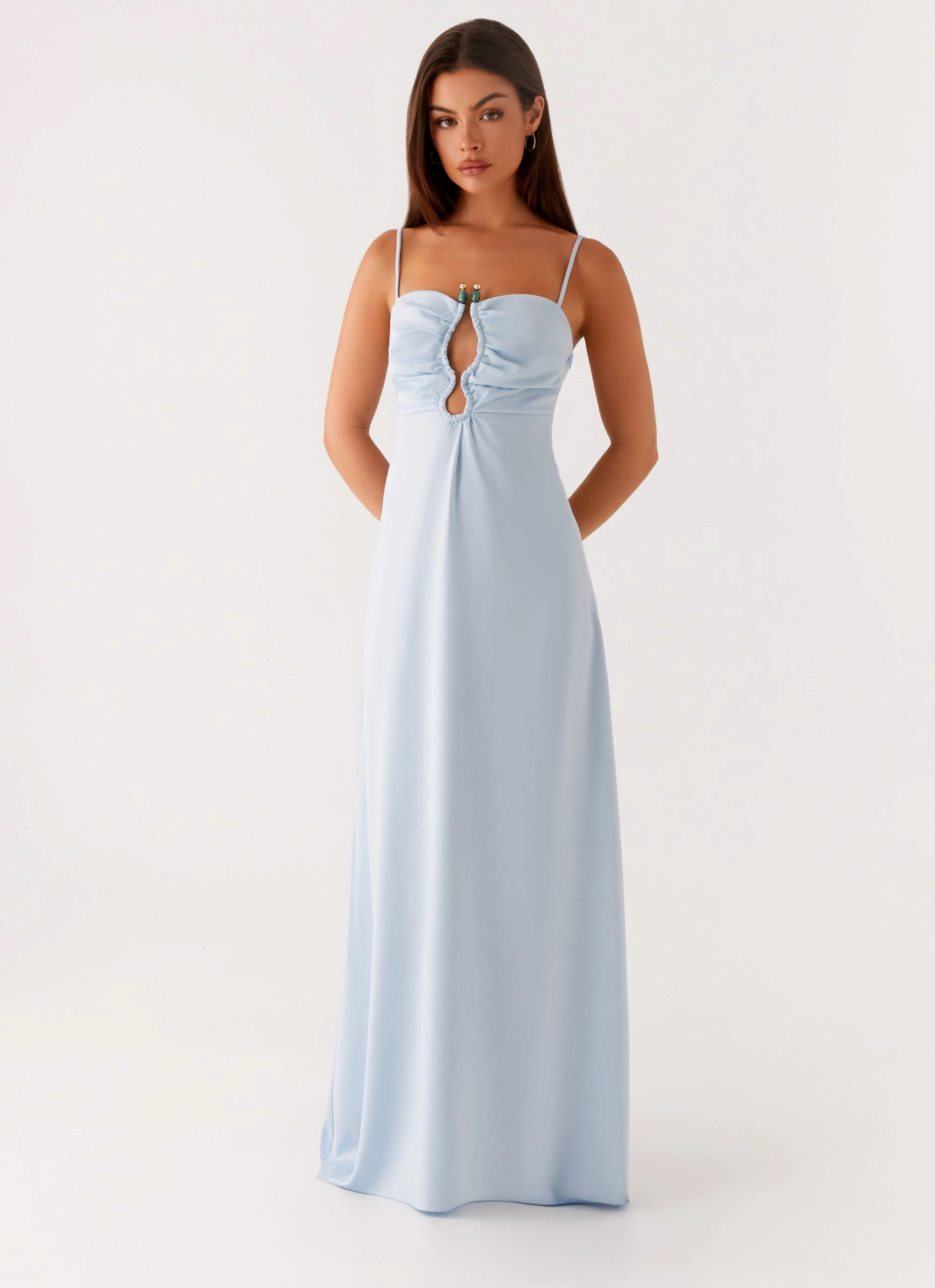 Zelda Maxi Dress - Blue Lounge Favorite Chic Layer