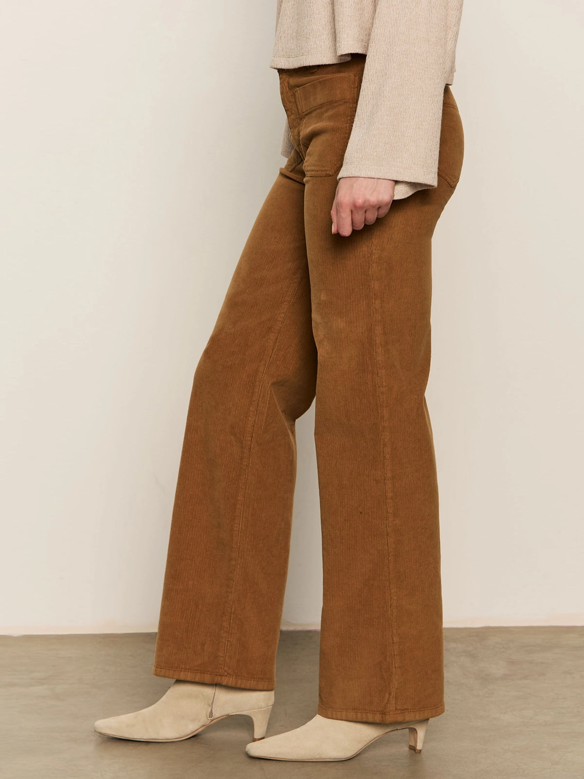 Petal Sleeve Architecture Corduroy Marine Pant Bronze
