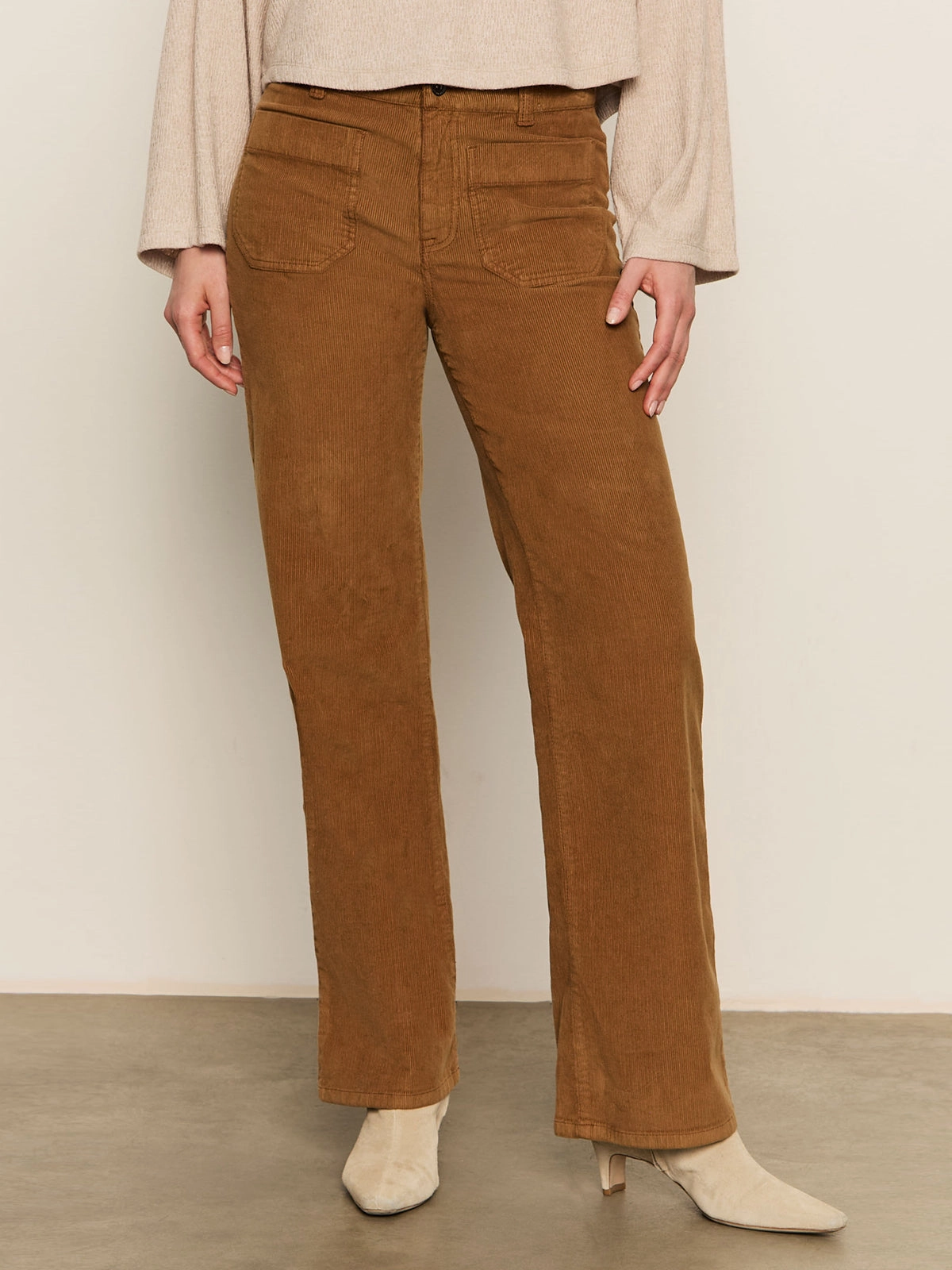 Corduroy Marine Pant Bronze Unlined Design Non Restrictive Mobility