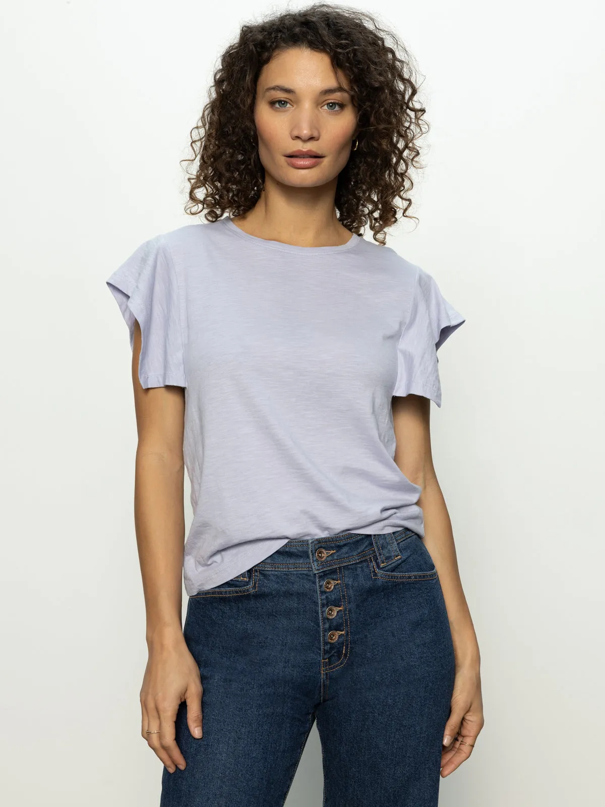 AntiPill Texture Relaxed Muscle Tee Lavender Mist
