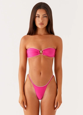 Laurel Bikini Bottom - Fuchsia Tagless Comfort
