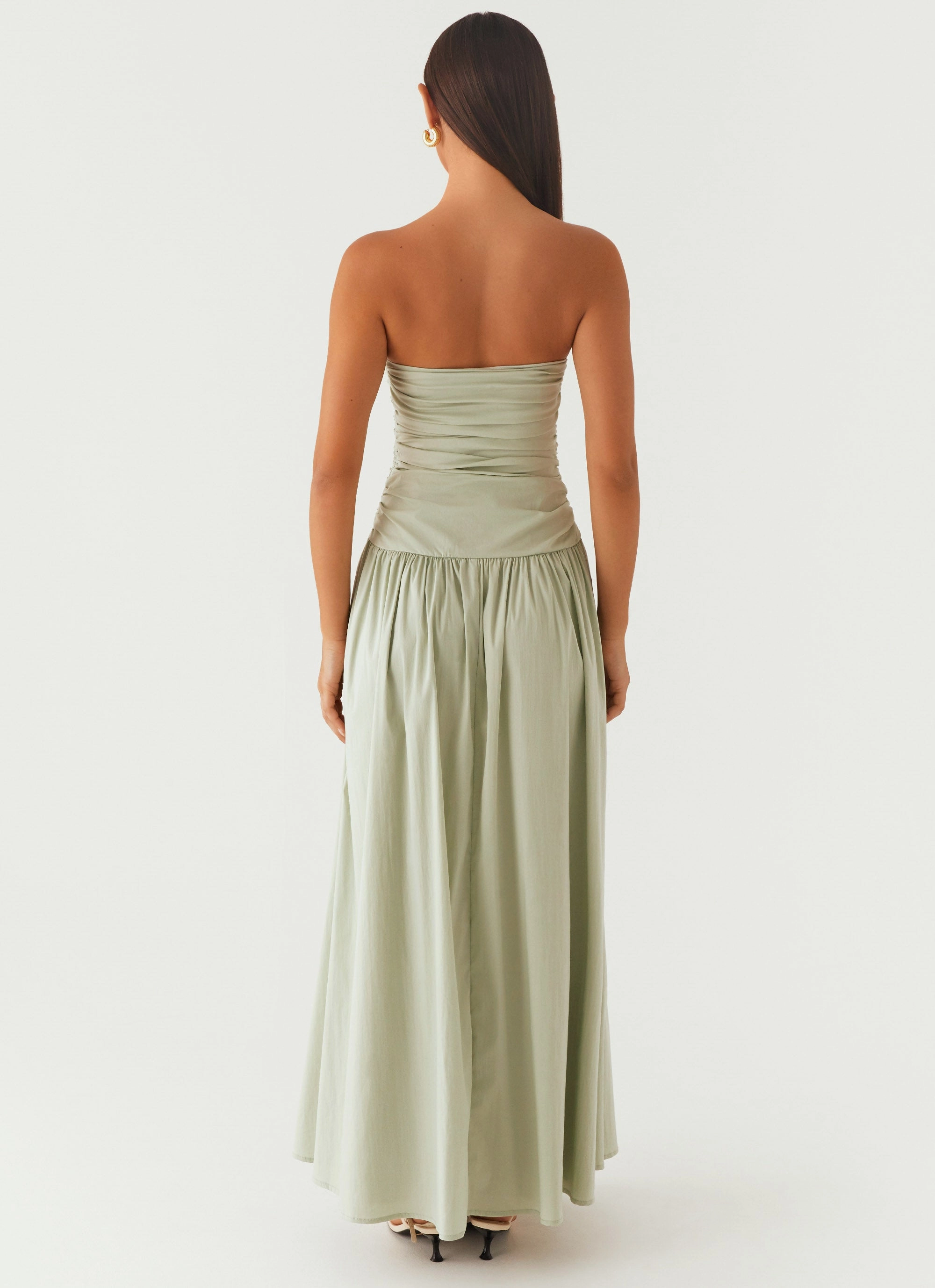 Carmel Maxi Dress - Sage Smart Texture