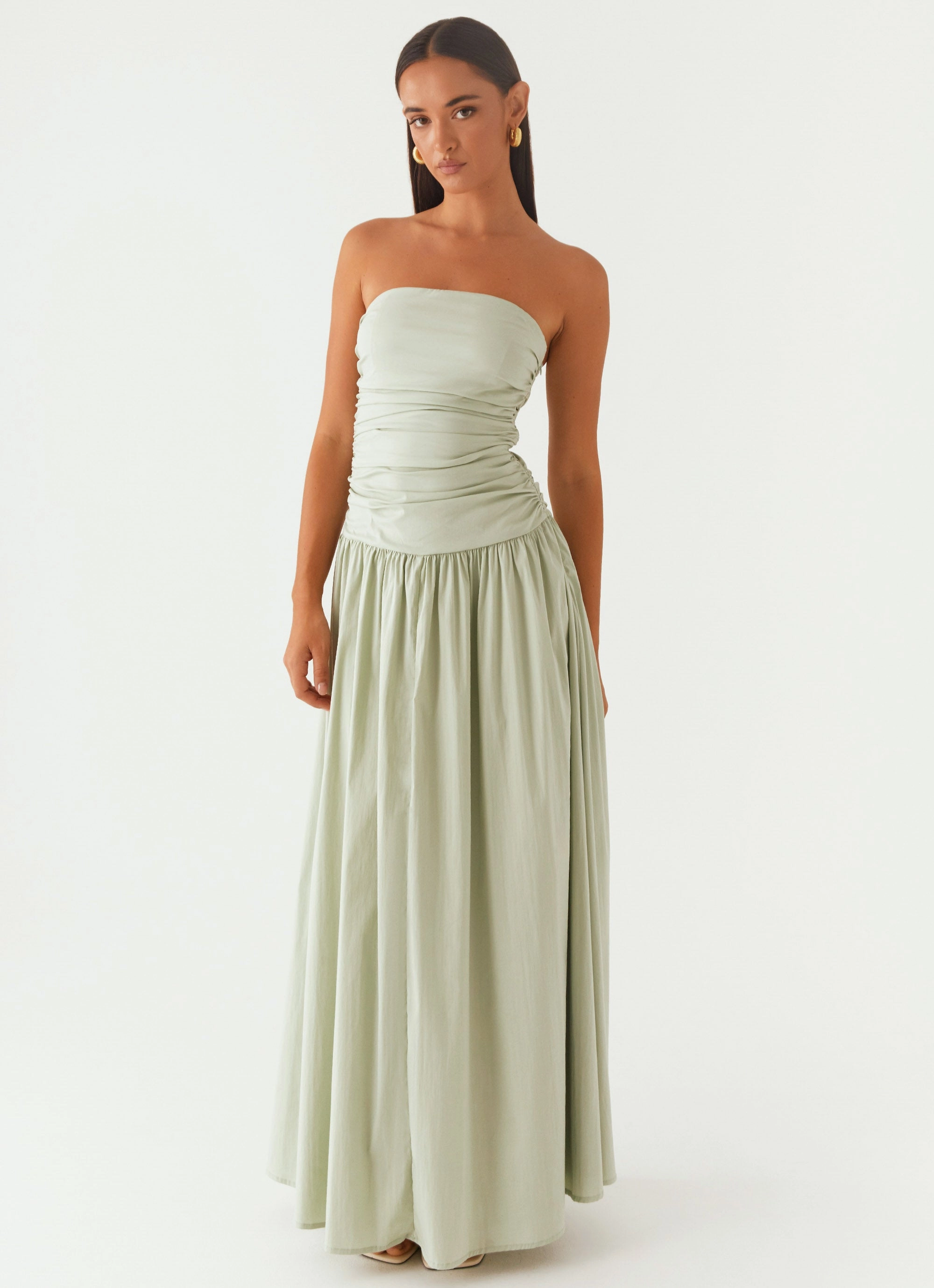 Carmel Maxi Dress - Sage Smart Blend Silky Movement