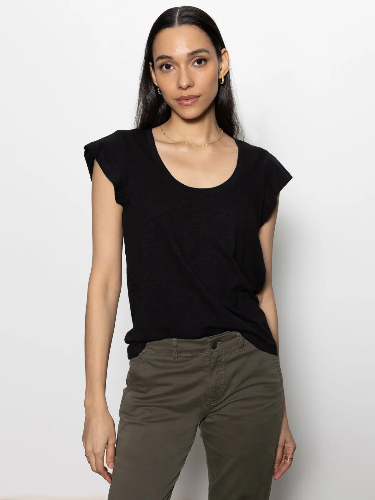 Adjustable Cuff System West Side Tee Black