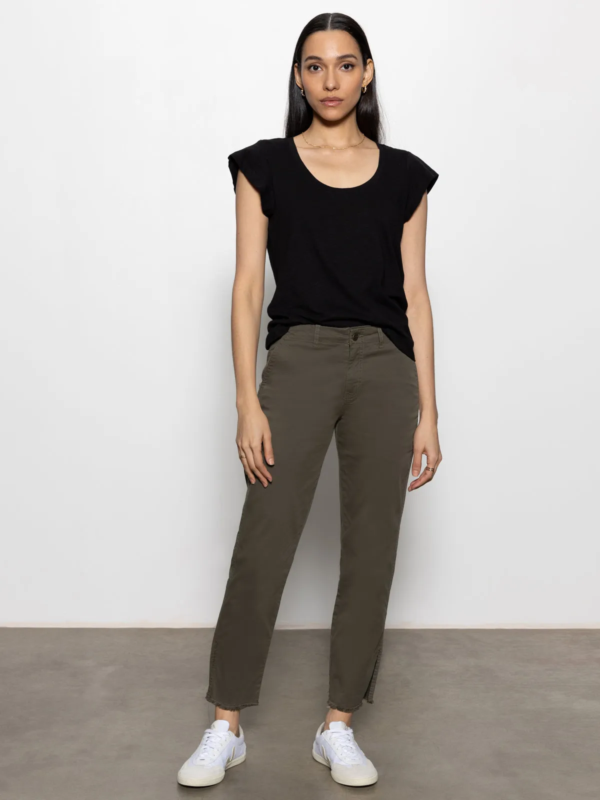 Wool Sweater ReflectiveTrimDetails West Side Tee Black