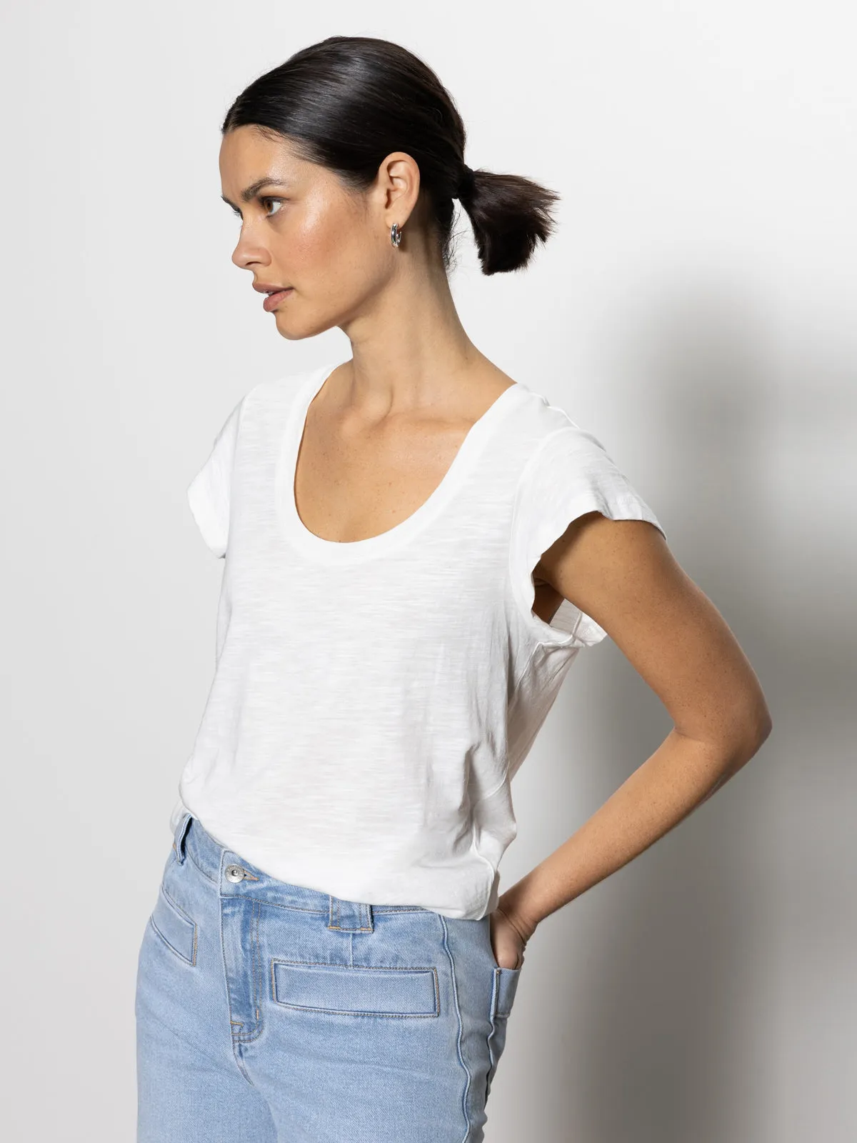 Bonded Seam Innovation West Side Tee White