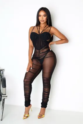 Temperature Regulating Whisper in Mesh Jumpsuit