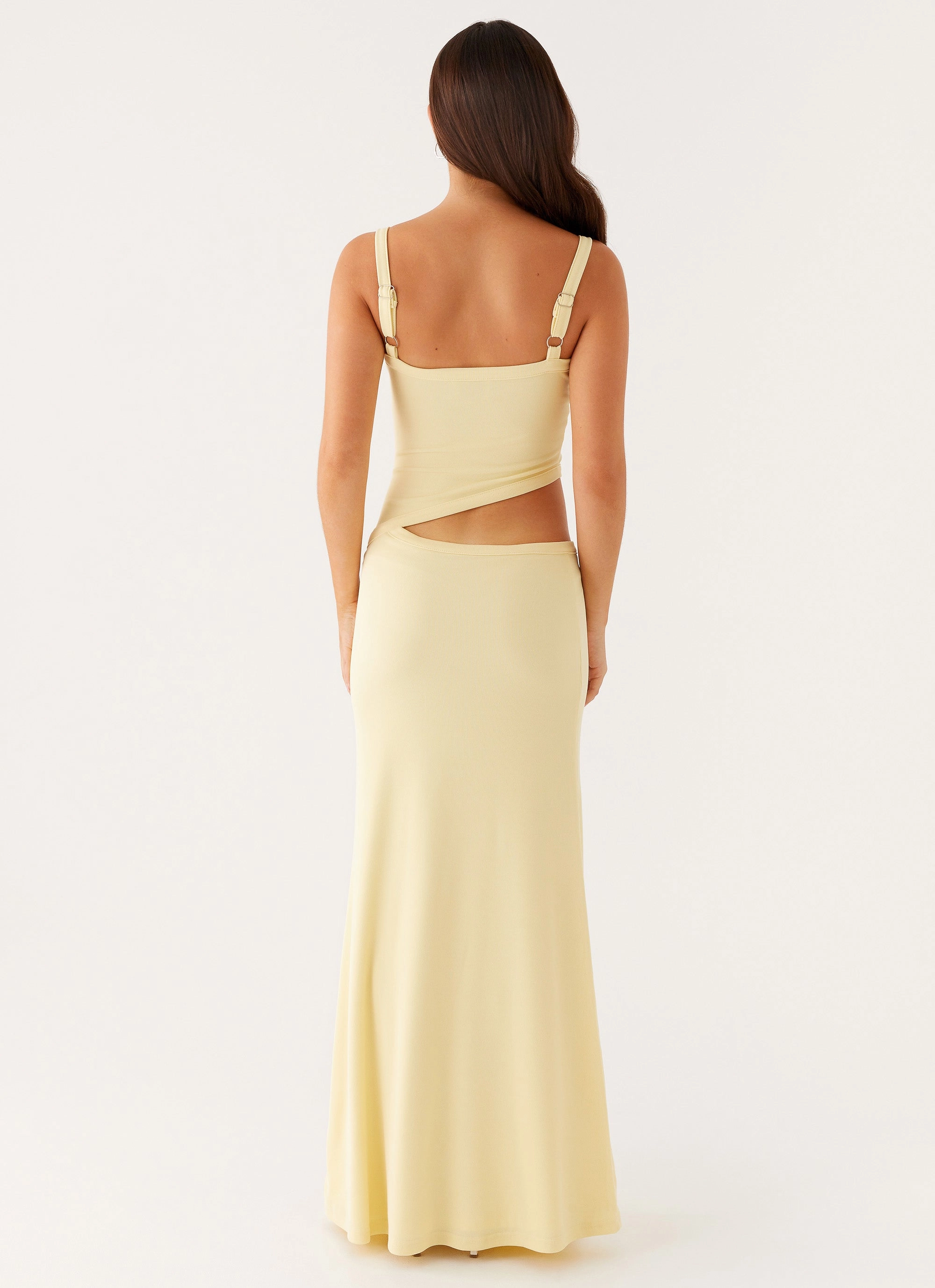 Jocelyn Maxi Dress - Yellow Modern Form City Friendly