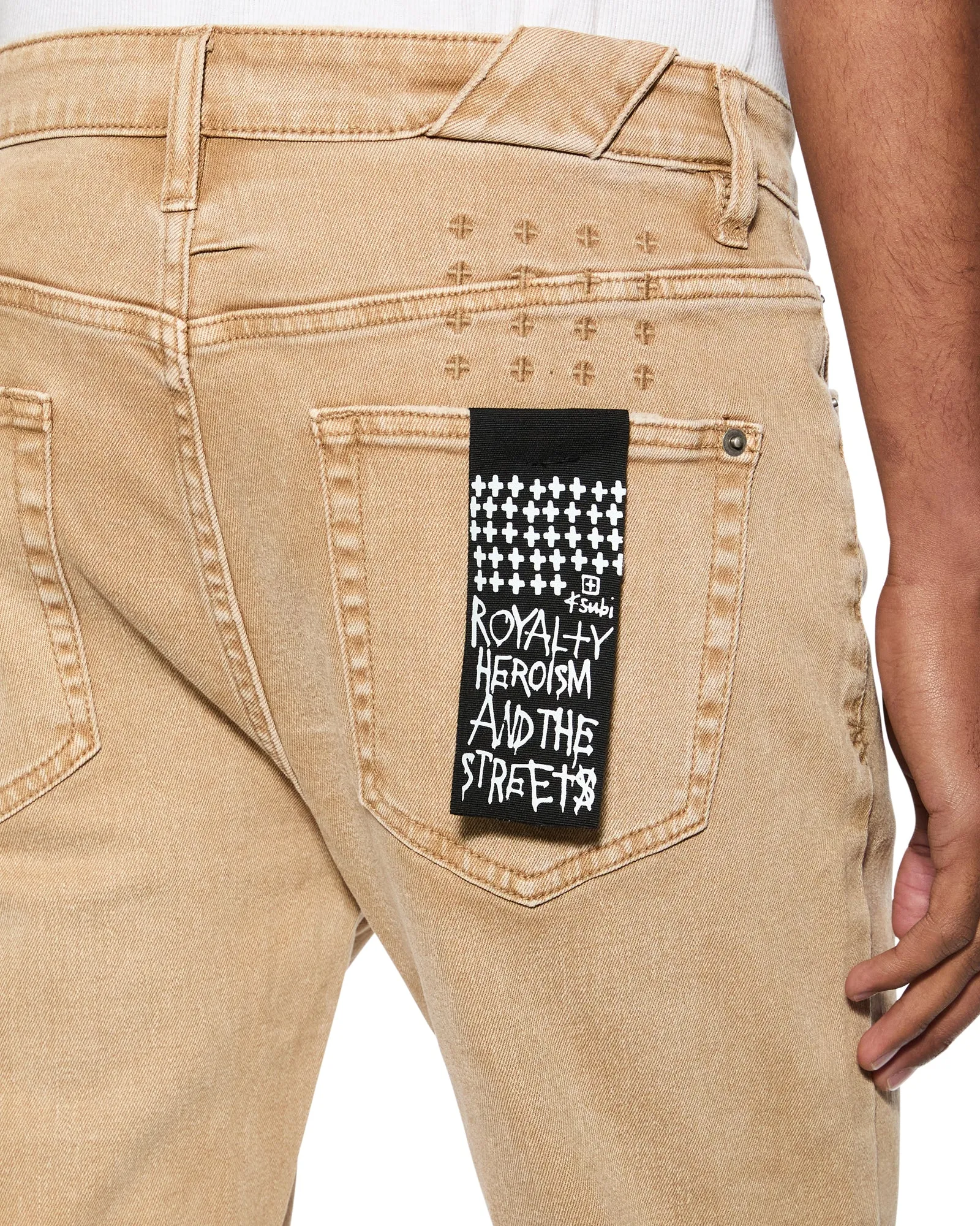 CHITCH TOBACCO WrinkleFreeFabric Fashionable Waist