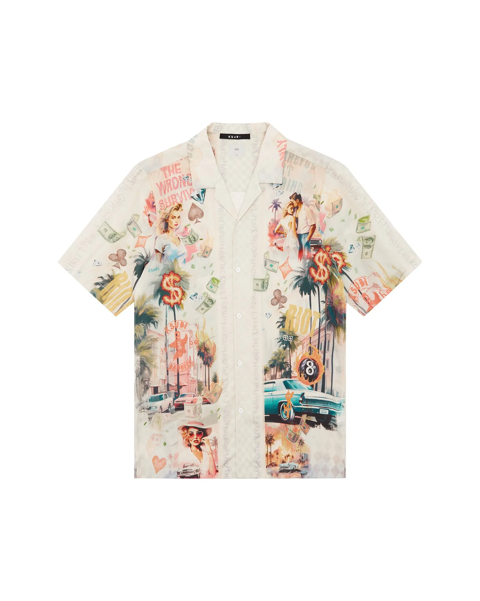 colorfast Quick Adjust Toggles WORLD ORDER RESORT SS SHIRT MULTI