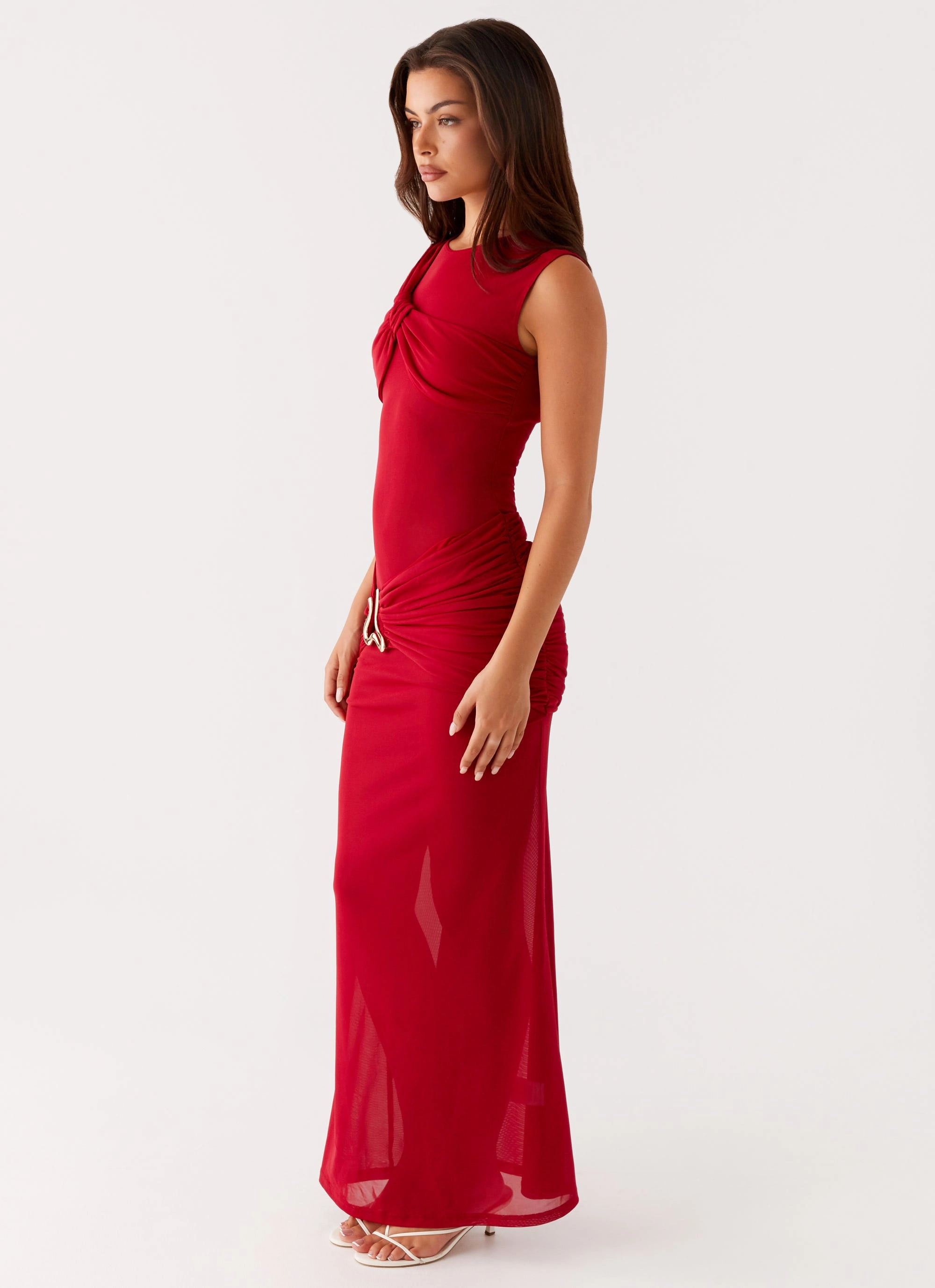 Worldwide Maxi Dress - Raspberry Euro Touch