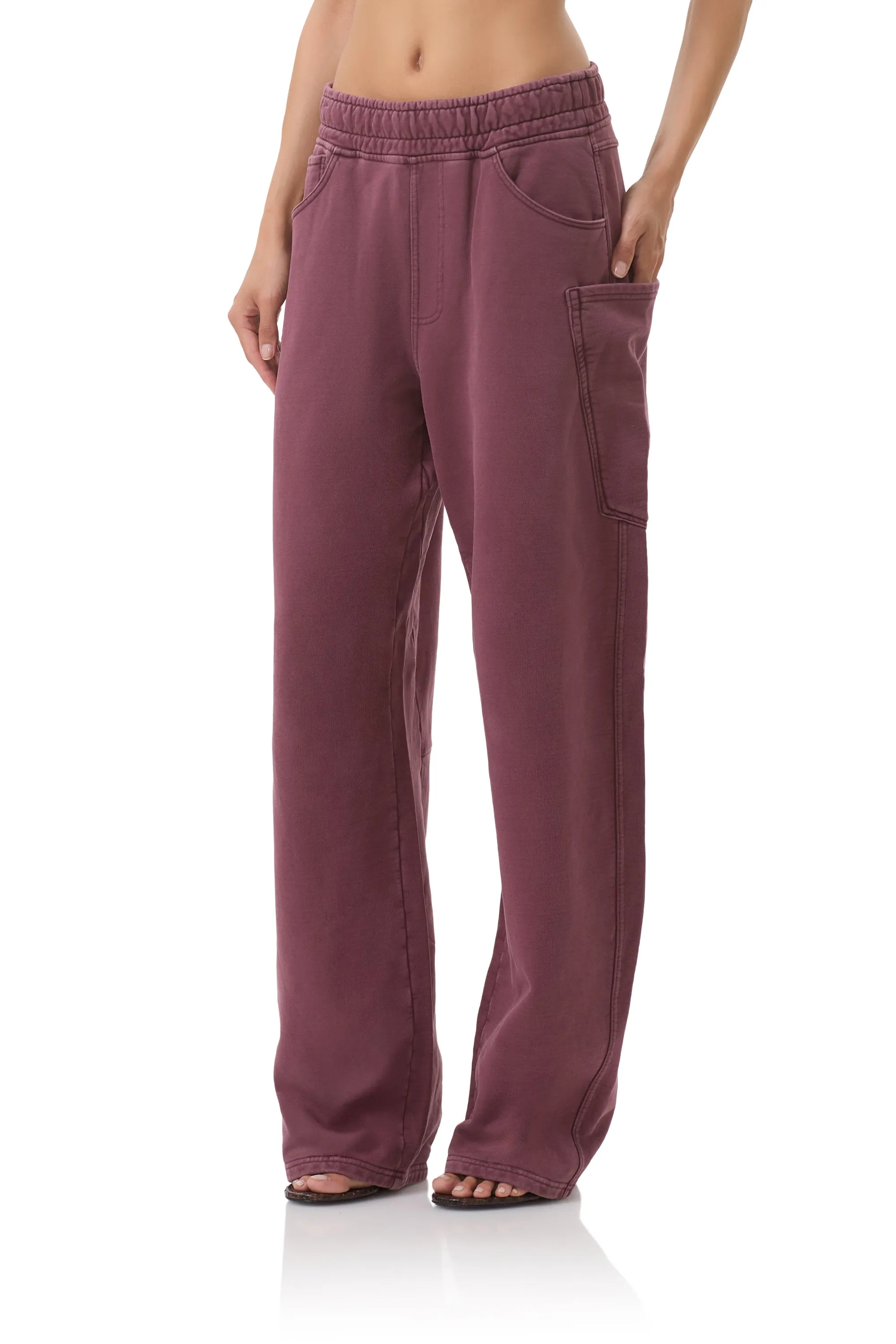 Ryan Barrel Sweatpant - Fig Urban Flex TemperatureRegulation