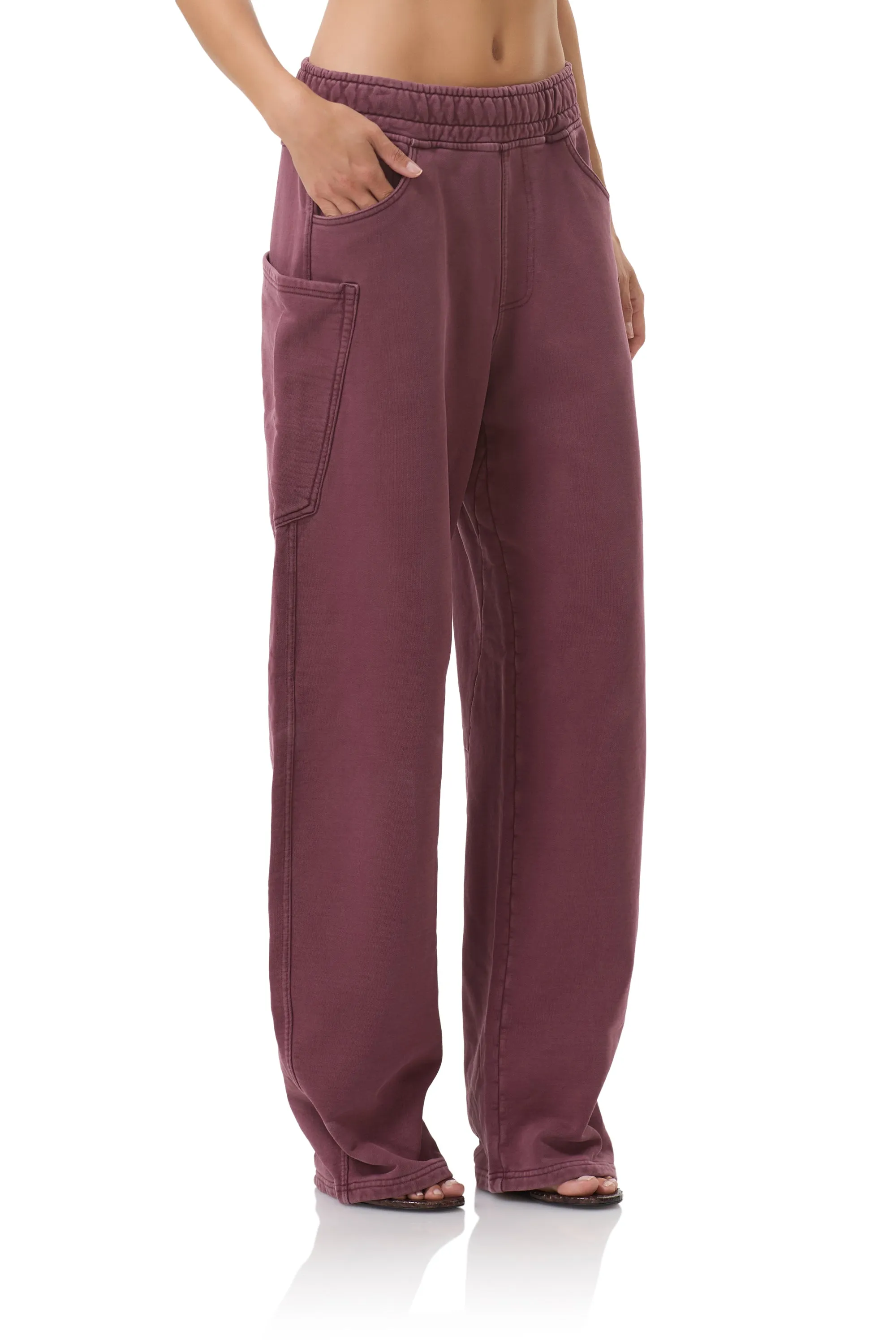 High Durability Thread Indoor Comfort Ryan Barrel Sweatpant - Fig