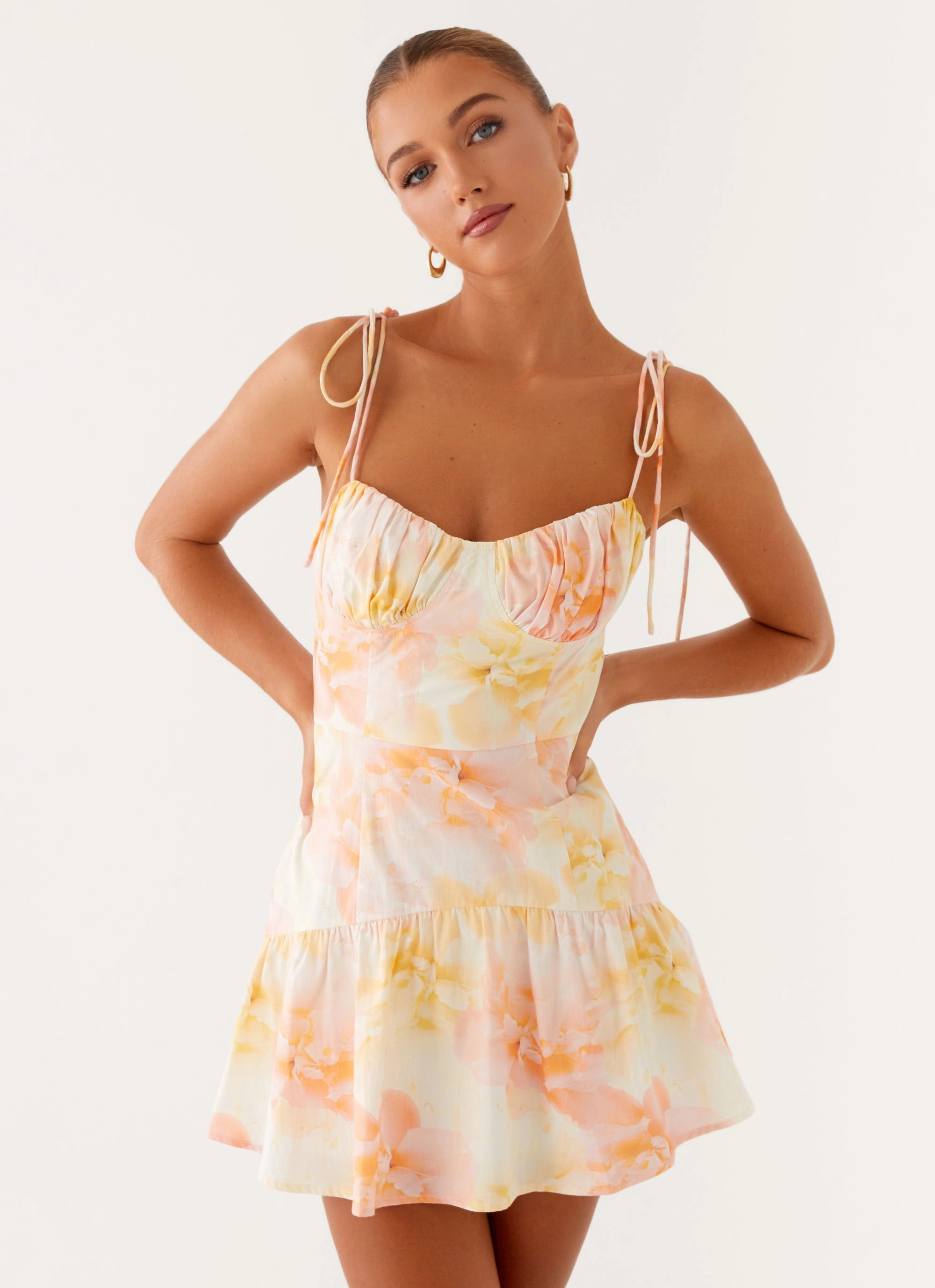 Abby Mini Dress - Floral Print Everyday Line