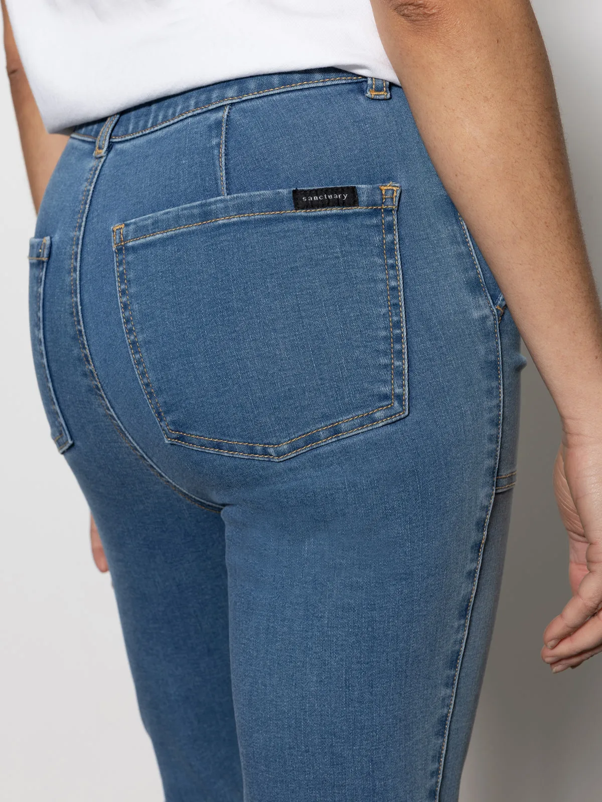 Breathable Stretch Tagless Labeling Sculpted Hayden Standard Rise Straight Crop Pants Best In Show