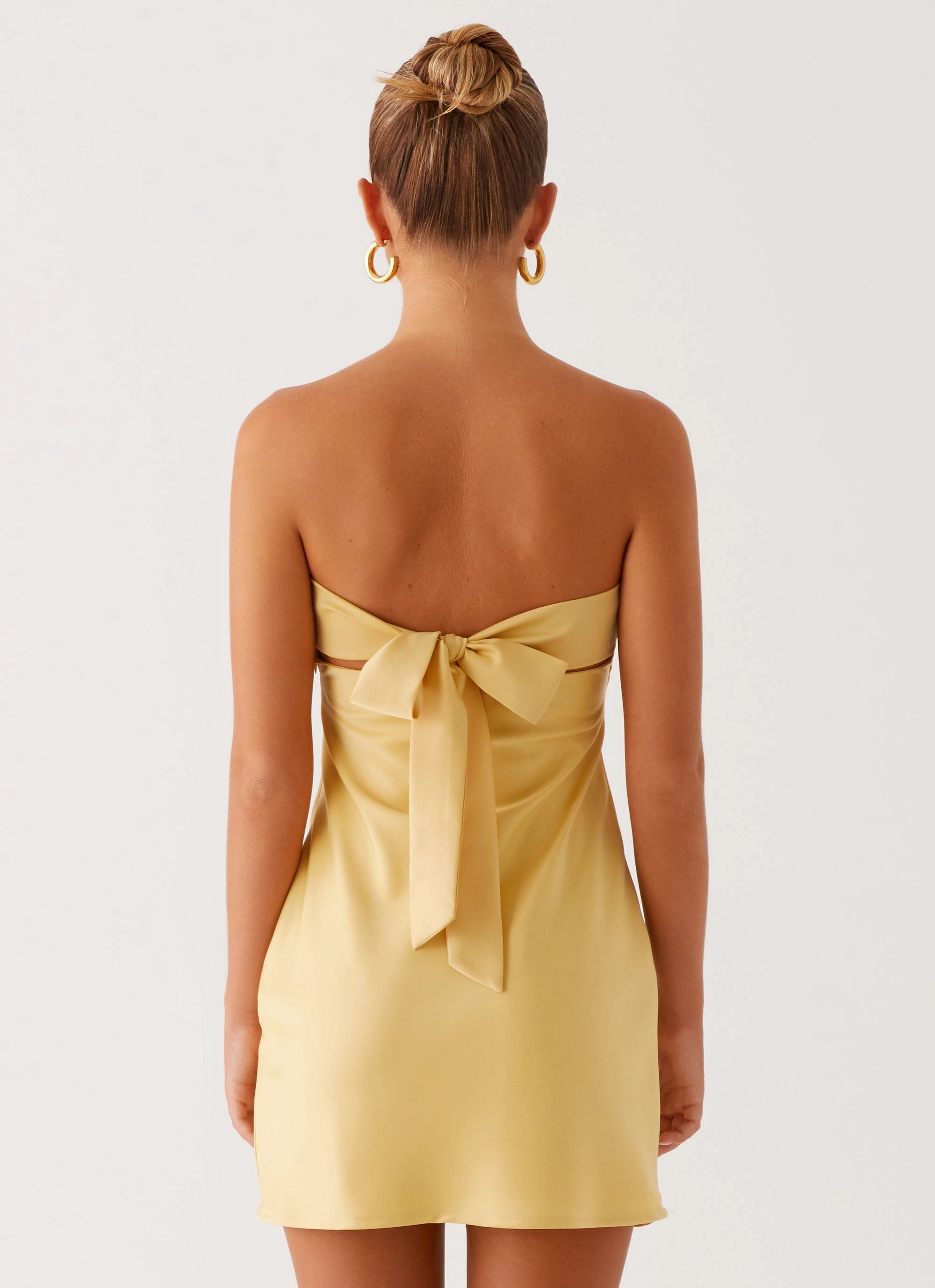 Guest Glam Yulina Mini Dress - Yellow