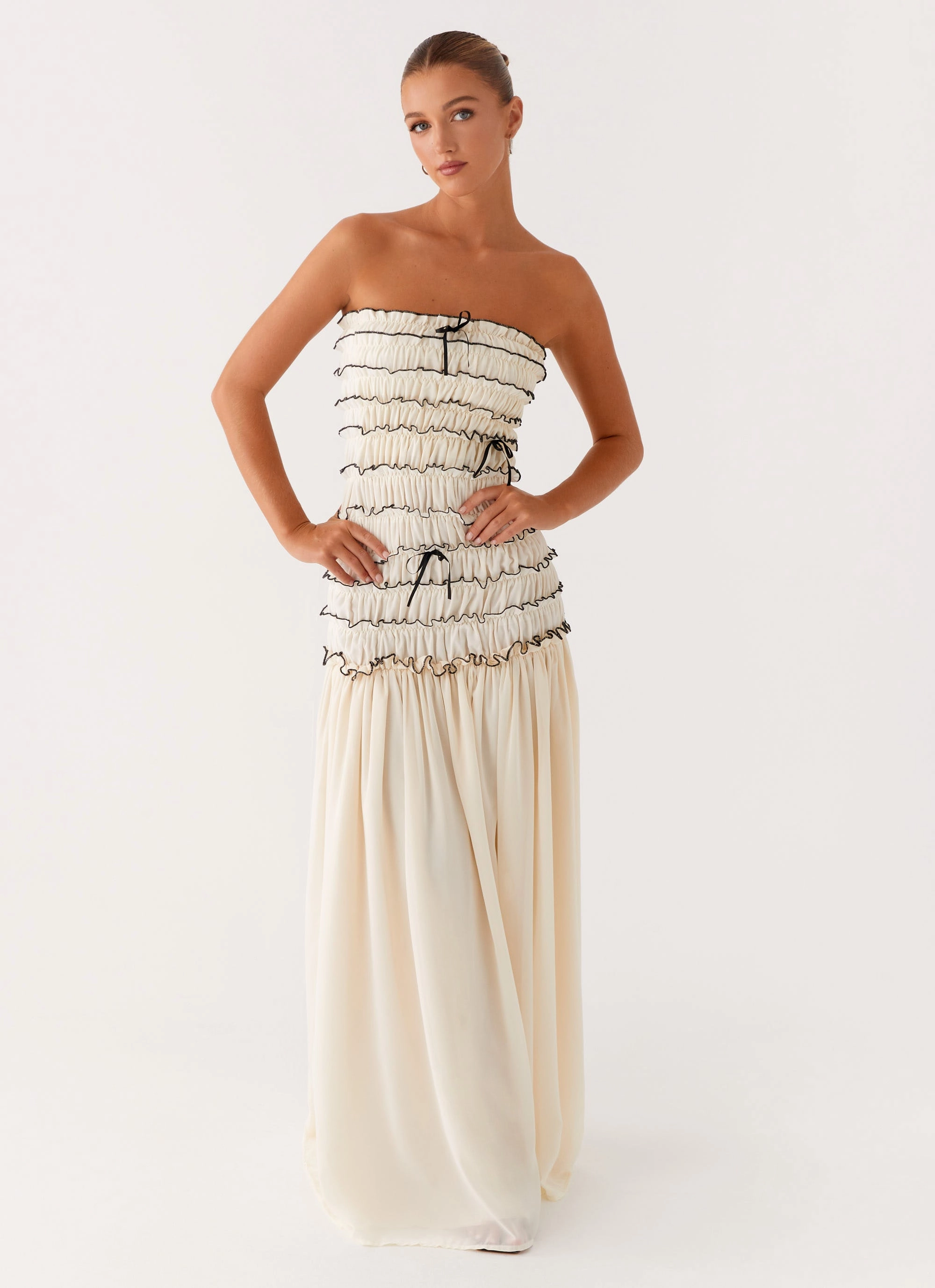 Zariah Maxi Dress - Ivory Daily Casual