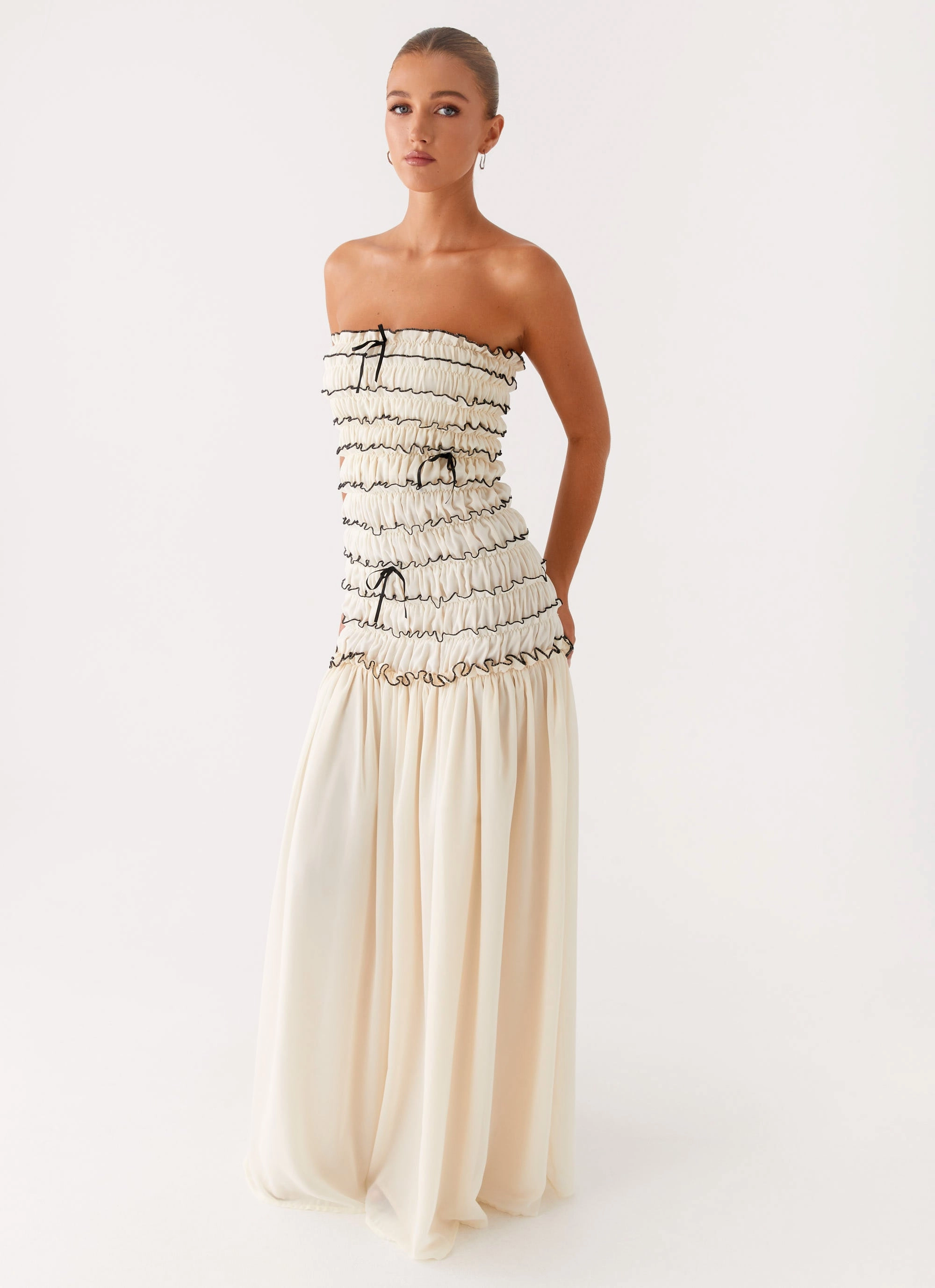 City-Style Zariah Maxi Dress - Ivory
