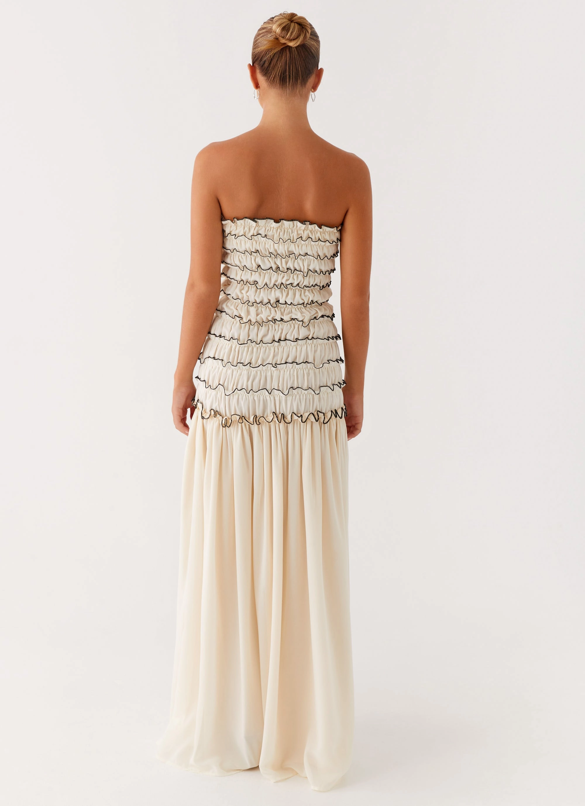 Minimalist-Trend Zariah Maxi Dress - Ivory