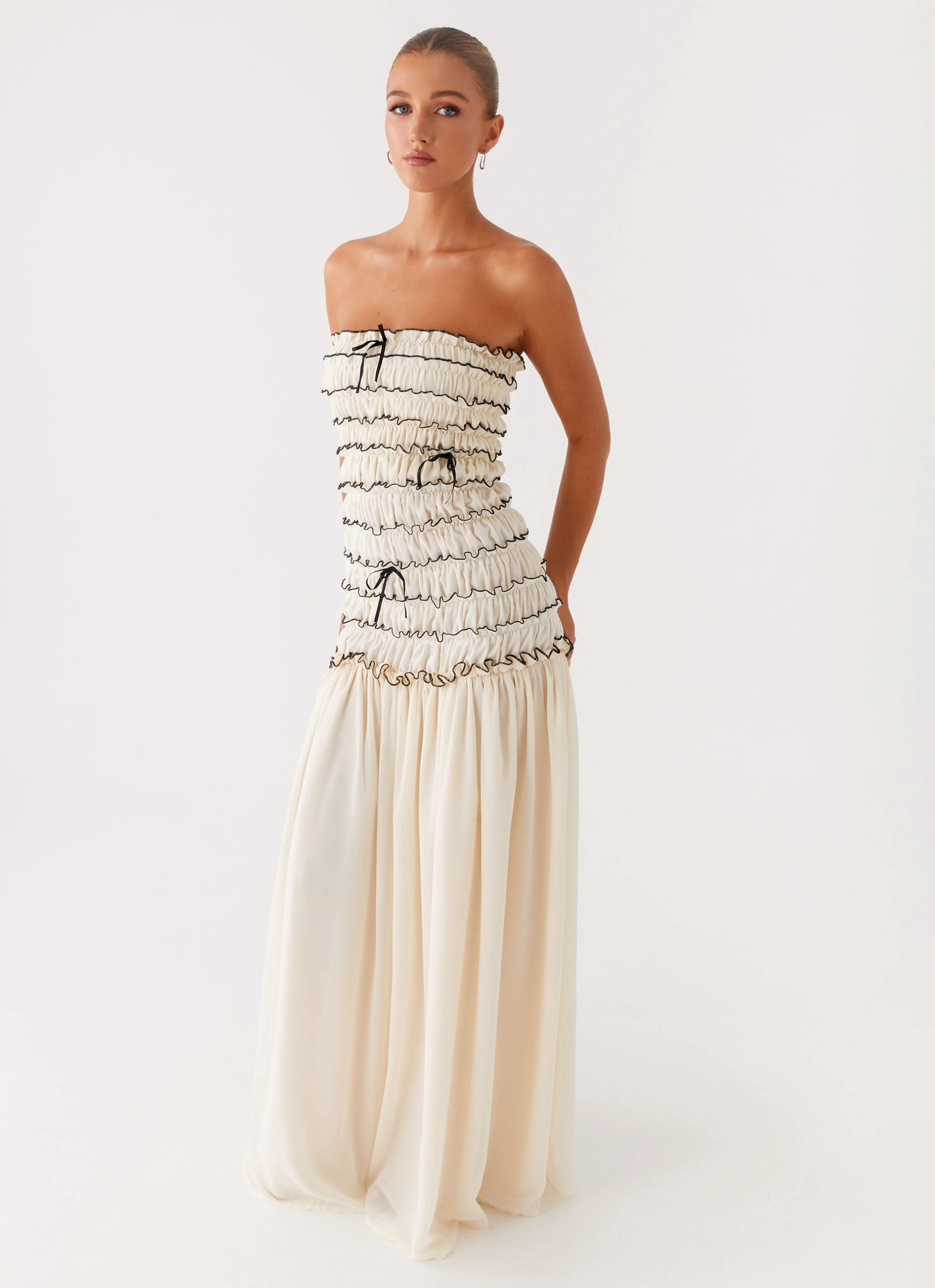 All-Day Comfort Wear Zariah Maxi Dress - Ivory