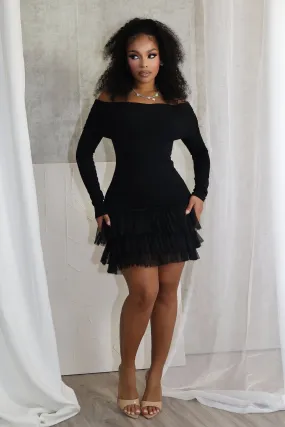 Ekko Tulle Ruffled Mini Dress Lounge Mood MultiPurposePockets