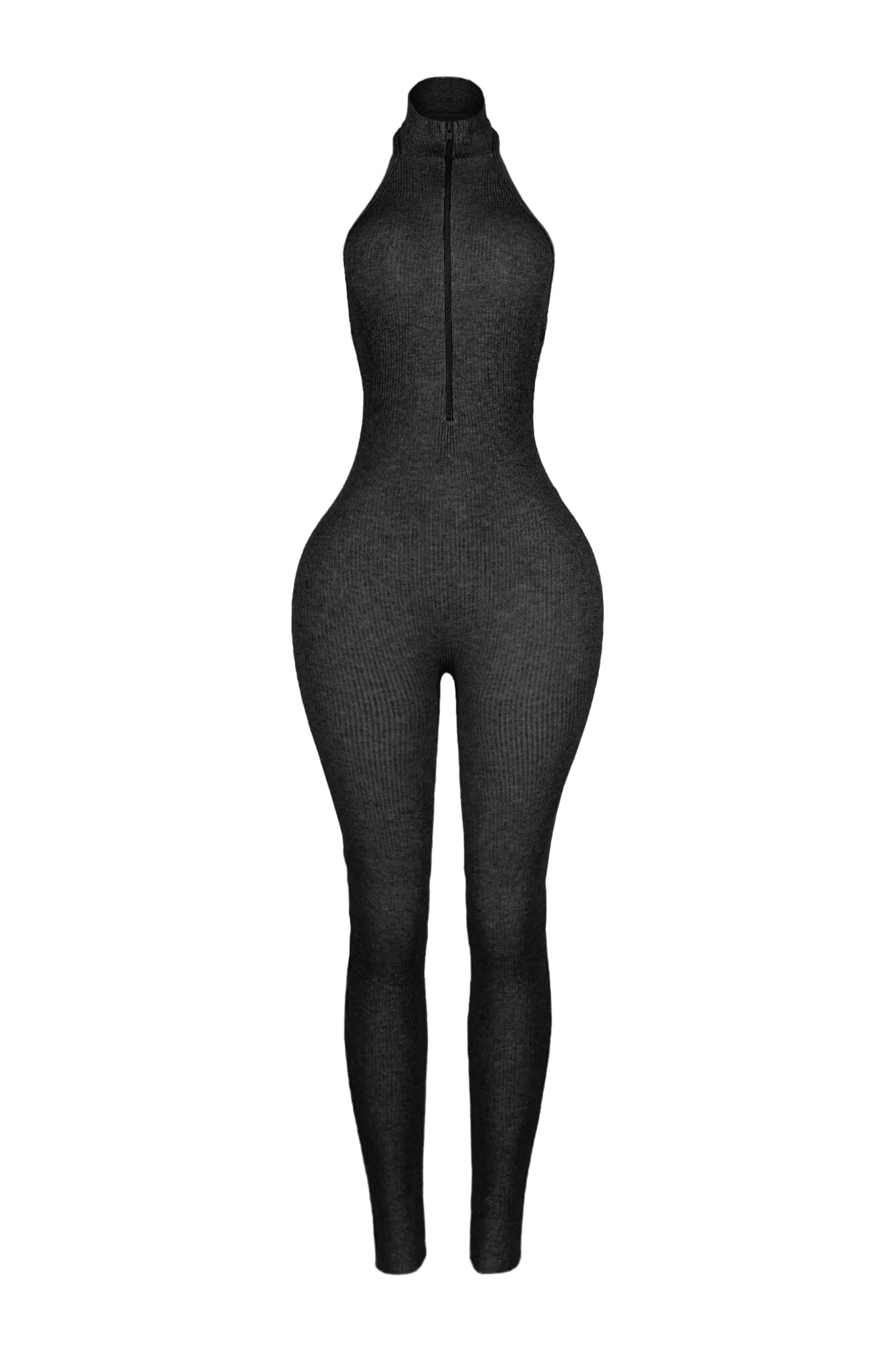 Zip Me Up Jumpsuit Daywear Sleek Look