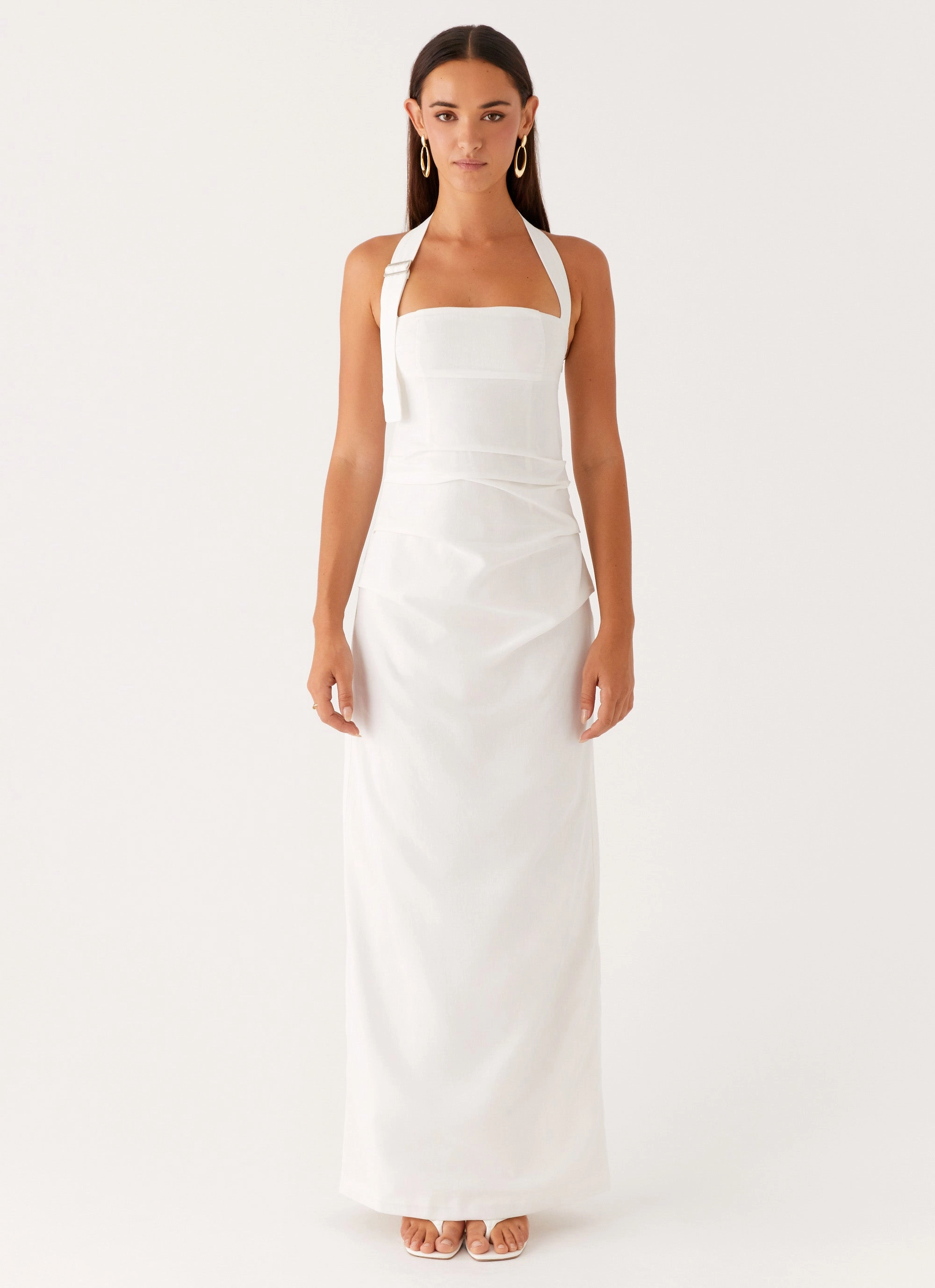 Dress-Up Style Rumour Has it Maxi Dress - White