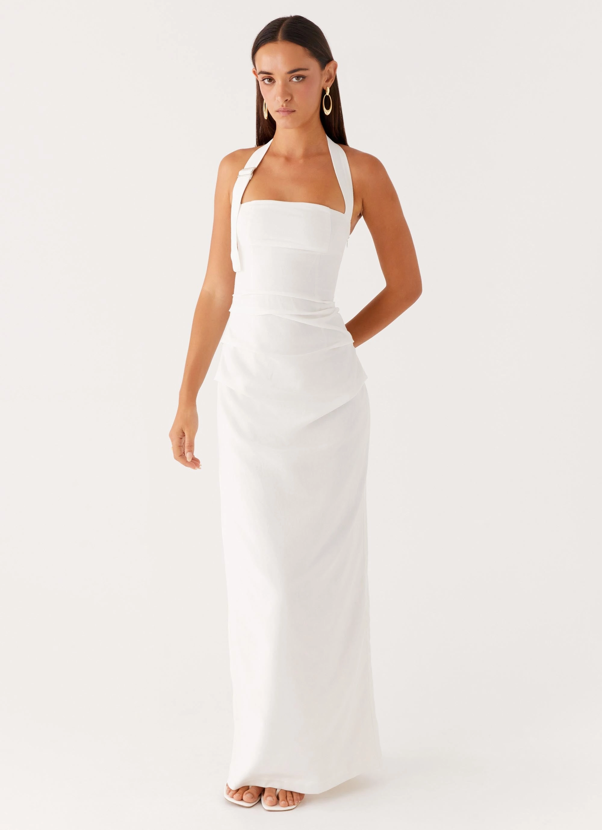 Timeless Wearable Grace Walk Rumour Has it Maxi Dress - White