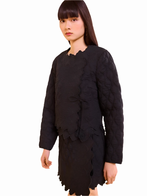 non adjustable Zofia Jacket in Noir