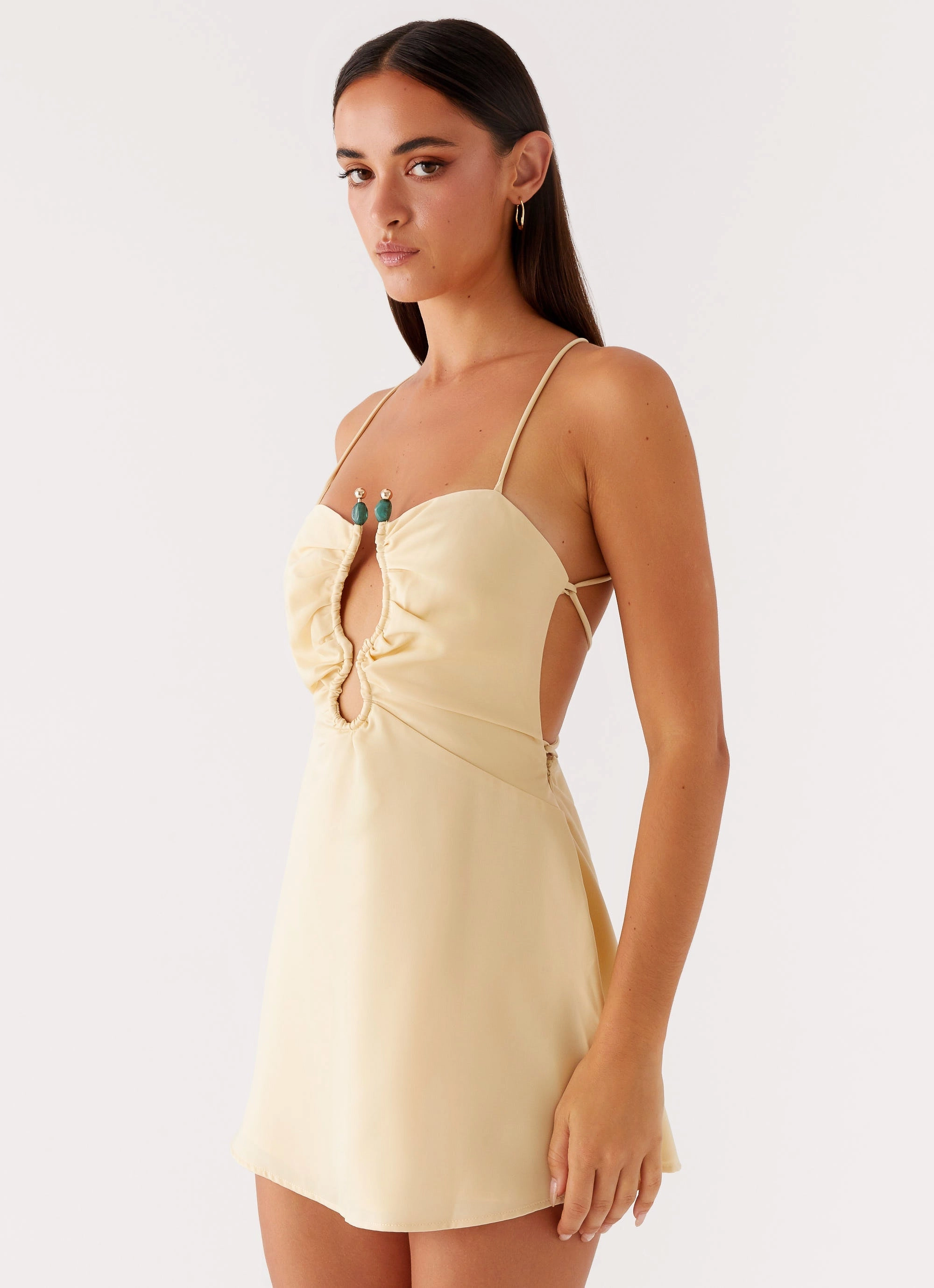 Zuma Mini Dress - Yellow Earth Colors